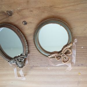 Set of 2 Framed Mirror Ornaments